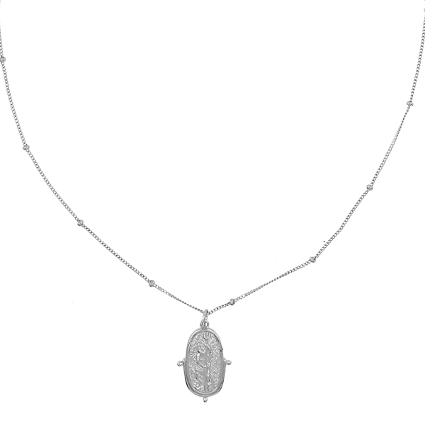 Neptune Pendant Necklace Sterling Silver