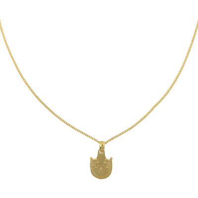 Oasis Palm Necklace Gold