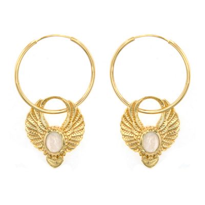 Sacred Wing Gold Moonstone