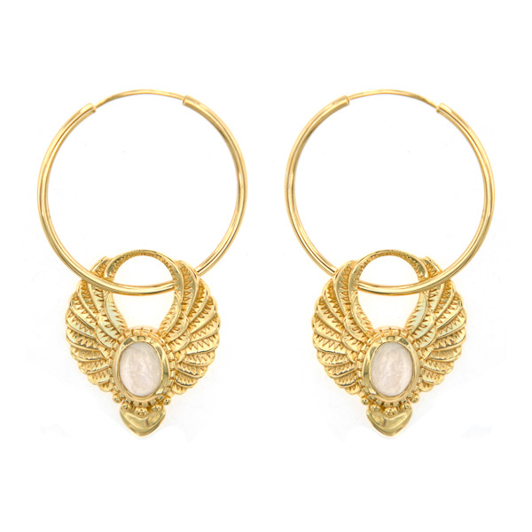 Sacred Wing Gold Moonstone