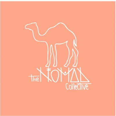 The Nomad Collective Logo - Social Media Profile Peach Background